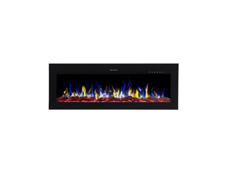 DIAMOND - Chimenea eléctrica calefactora empotrada con LED 128 cm OUTINFIRE