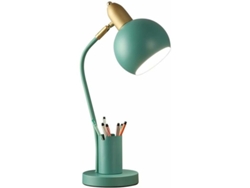 Lámpara de escritorio LED regulable, sala de estar de Metal, dormitorio, decoración del hogar, iluminación de macarrón, iluminación de estudio, lámpara de noche para dormitorio (rosa)