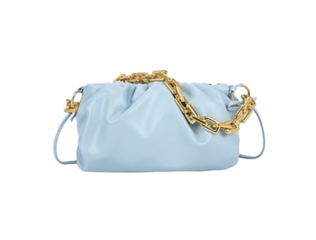 Bolso De Bola De Masa Hervida Bolsos De Mano Para Mujer Bolso De Cadena Bolso De Hombro, Azul ZMDECQNA