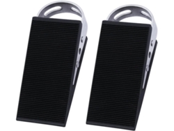 2 Piezas De Tope De Puerta De Acero Inoxidable Antideslizante Para Suelo Y Protección Contra El Desgaste, Compatible Con Todos