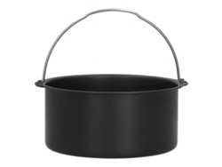 Molde Para Pasteles De Acero Al Carbono Antiadherente Para Freidora De Aire Y Horno, 15 Cm (6 Pulgadas).