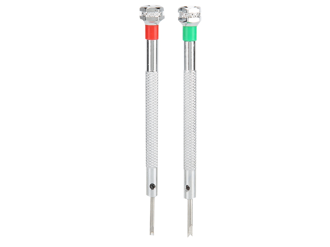 2 Destornilladores En Forma De U Para Relojes (2,0 Mm + 2,5 Mm) - Accesorio Para Herramientas De Reparación