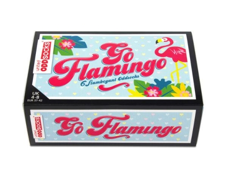 Box Medias Flamingo Caixa de 6 Medias