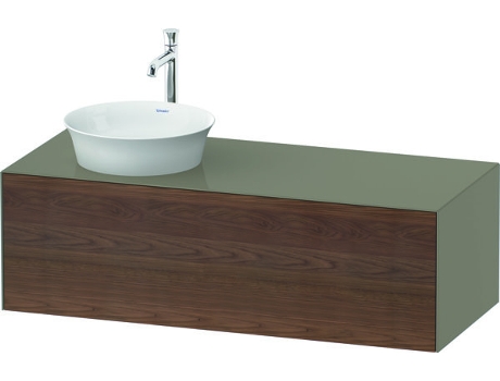DURAVIT Tulip blanco, mueble de pared, ancho 1300 x fondo 550mm, con 1x extraíble, con tecnología tip-on, WT4977L