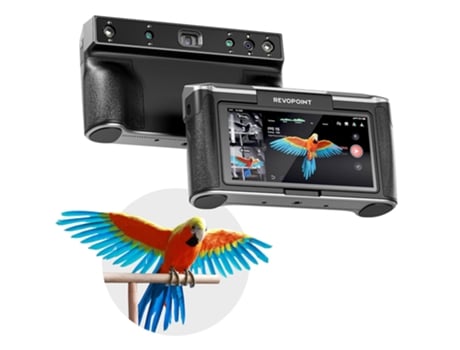 Escáner 3D REVOPOINT MIRACO Pro 32GB RAM 0.02mm de alta precisión velocidad de escaneo de 15fps Captura de color 8K Pantalla giratoria de 180