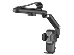 Soporte Eifson Para Celular Vehicular Para Parasol, Palo Selfie Con Clip Para Colgar (negro)
