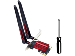 Adaptador De Red Cableada Wifi Be200 Pro Pcie 7 + Antena De 10 Db, Tarjeta Bt5 De 4 Bandas, 4g/5g/6 Ghz, Win11