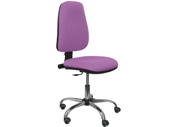 Silla de Escritorio Operativa PYC socovos Morado con ruedas antiarañazos (Sin Brazos - Tejido)