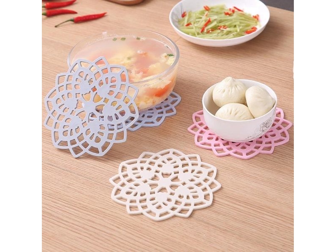 Juego de 6 bases de mesa resistentes al calor CLINKS