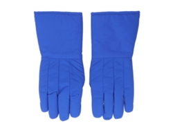 Guantes anticongelantes, 38 cm, de cuero, protección contra bajas temperaturas, para nitrógeno líquido, hielo seco, uso en laboratorio | Sin marca