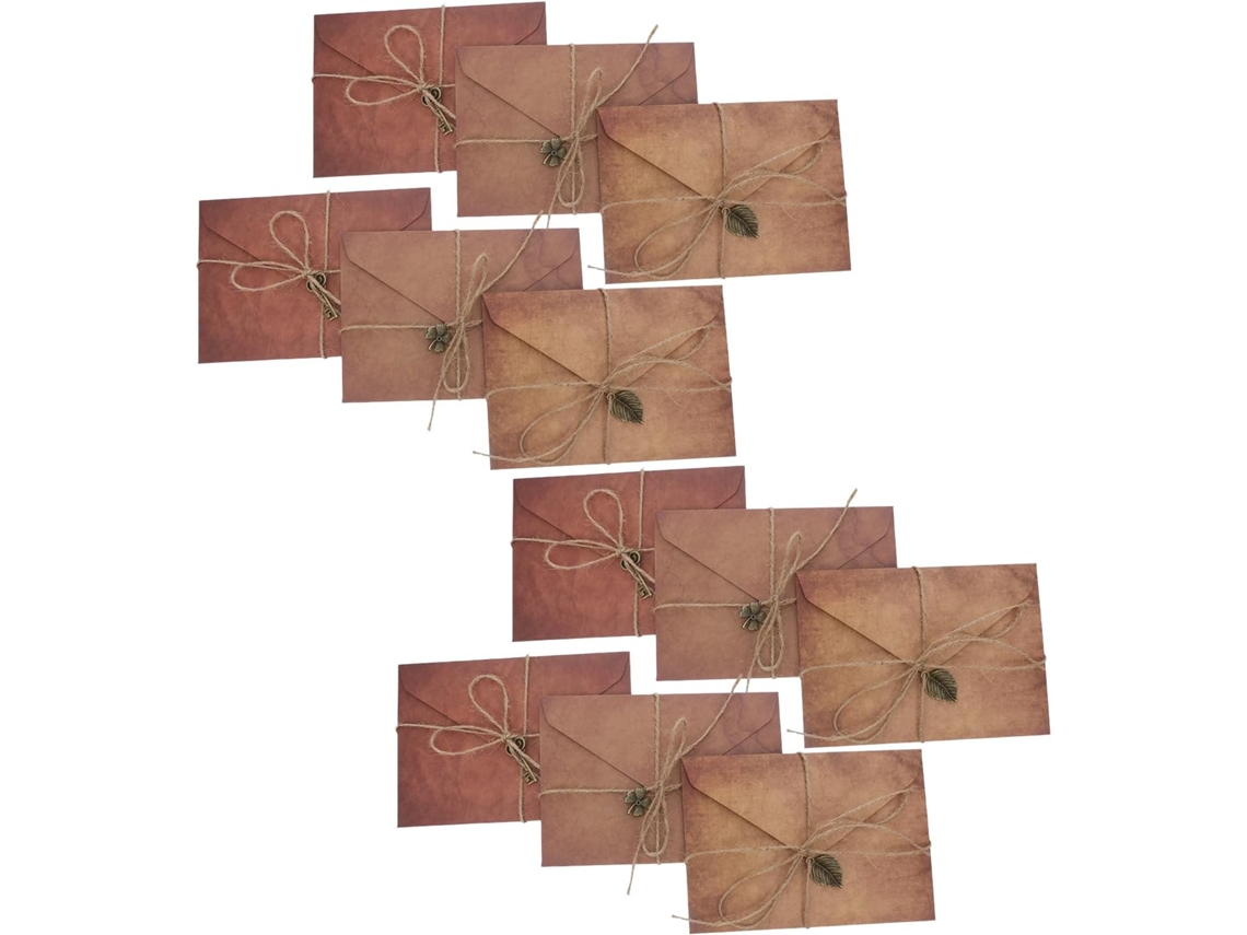 Juego De 60 Artículos De Papelería Vintage Y Sobres Retro Surtidos Con Colgantes De Llave.