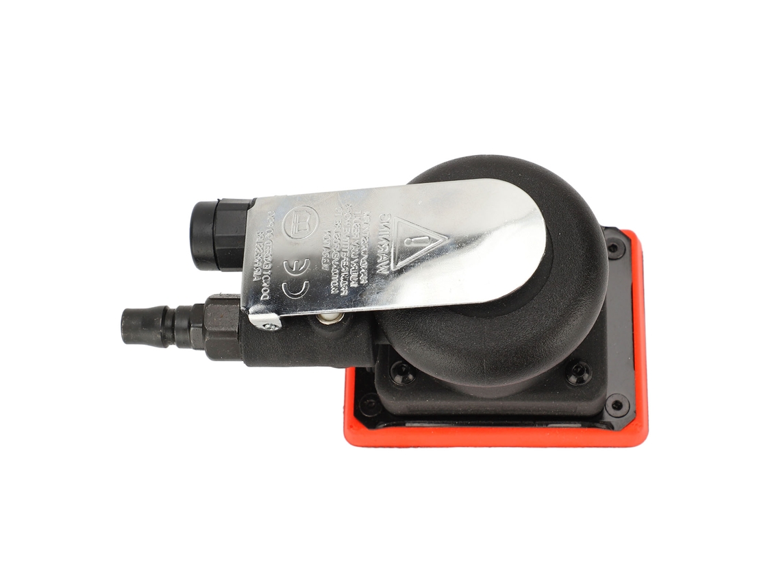 Lijadora Neumática Cuadrada De 12000 Rpm Para Lijar Y Pulir Coches, 75x100 Mm, Color Negro.
