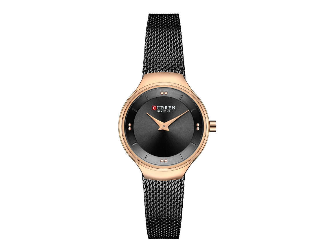 Reloj De Cuarzo Informal Para Mujer Con Correa De Malla Milanesa De Acero Inoxidable.