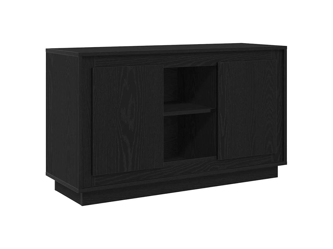 Maison Exclusive - Vitrina Roble Negro 102 X 35 X 60 Cm Madera Contrachapada
