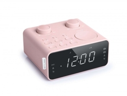 Radio Despertador MUSE M-17 CPK (Rosa - Analógico - FM/MW - Pilas y Corriente - Alarma Doble - Función Snooze)