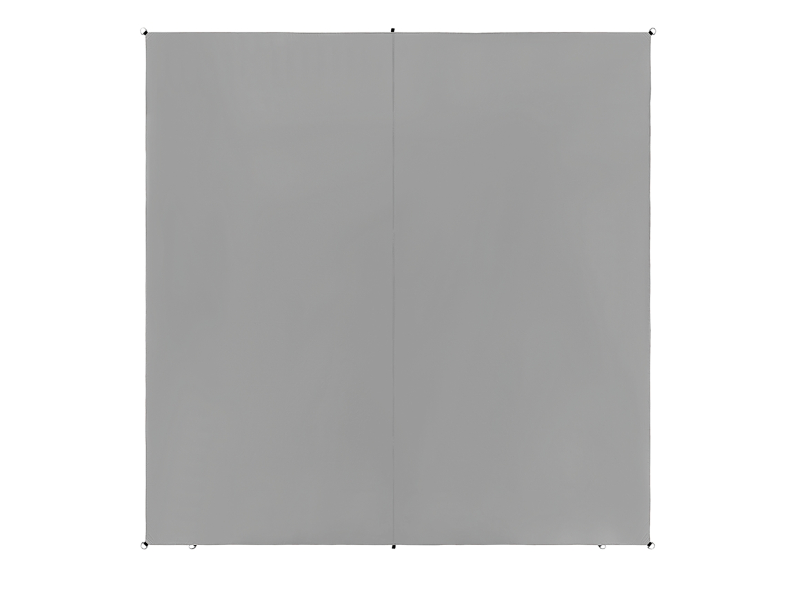 Toldo Vela Cuadrado de Poliéster Gris BELIANI Lukka 300x300 cm
