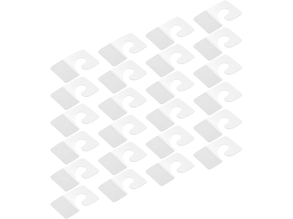 350 Ganchos Adhesivos Transparentes Pvc Tableros