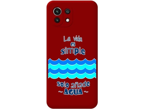 Carcasa Xiaomi Mi 11 Lite 4G / 5G / 5G NE TUMUNDOSMARTPHONE Agua Rojo