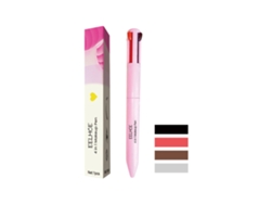 Lápiz de maquillaje 4 en 1: delineador de ojos, lápiz de cejas, lápiz de labios, iluminador.
