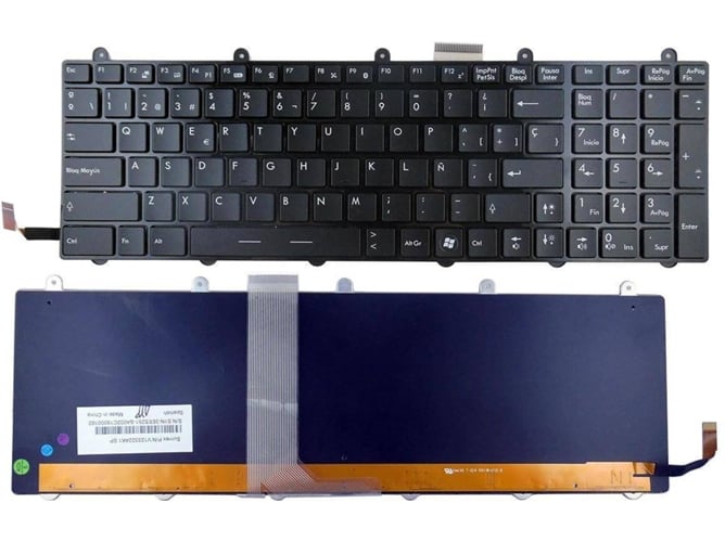 Teclado para Msi Steelseries Gt60 Gt70 Gx60 Gx70 Retroiluminado