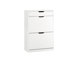 Zapatero Con 2 Solapas Y 1 Cajón Organizador Fsr180 W Sobuy