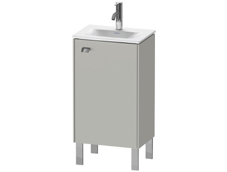 Mueble de lavabo DURAVIT Brioso vertical 44,0 x 31,0 cm 1 puerta abatible a la derecha 1 estante de cristal para lavabo Viu 073345