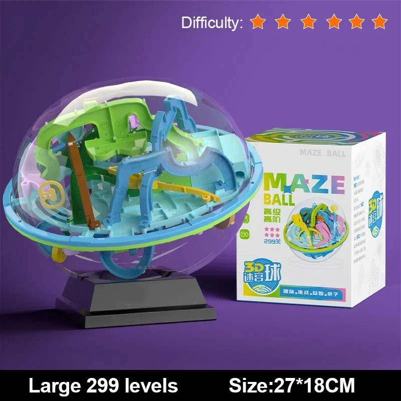 (tamaño Grande, Nivel 299) Rompecabezas 3d Fan Palace, Juguete, Juego De Entrenamiento De Equilibrio Montessori Para Superar Obstáculos.