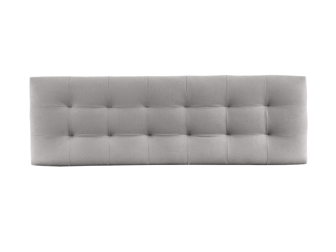 Cabecero Tapizado VERSALLES para Cama 120 ado Microfibra AquaClean Gris ( 145 x 50 x 7 cm)