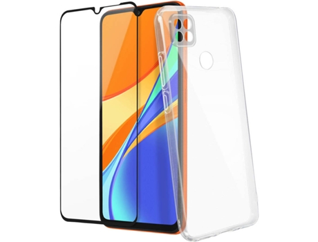 Carcasa + Protector Xiaomi Redmi 9C AVIZAR Negro