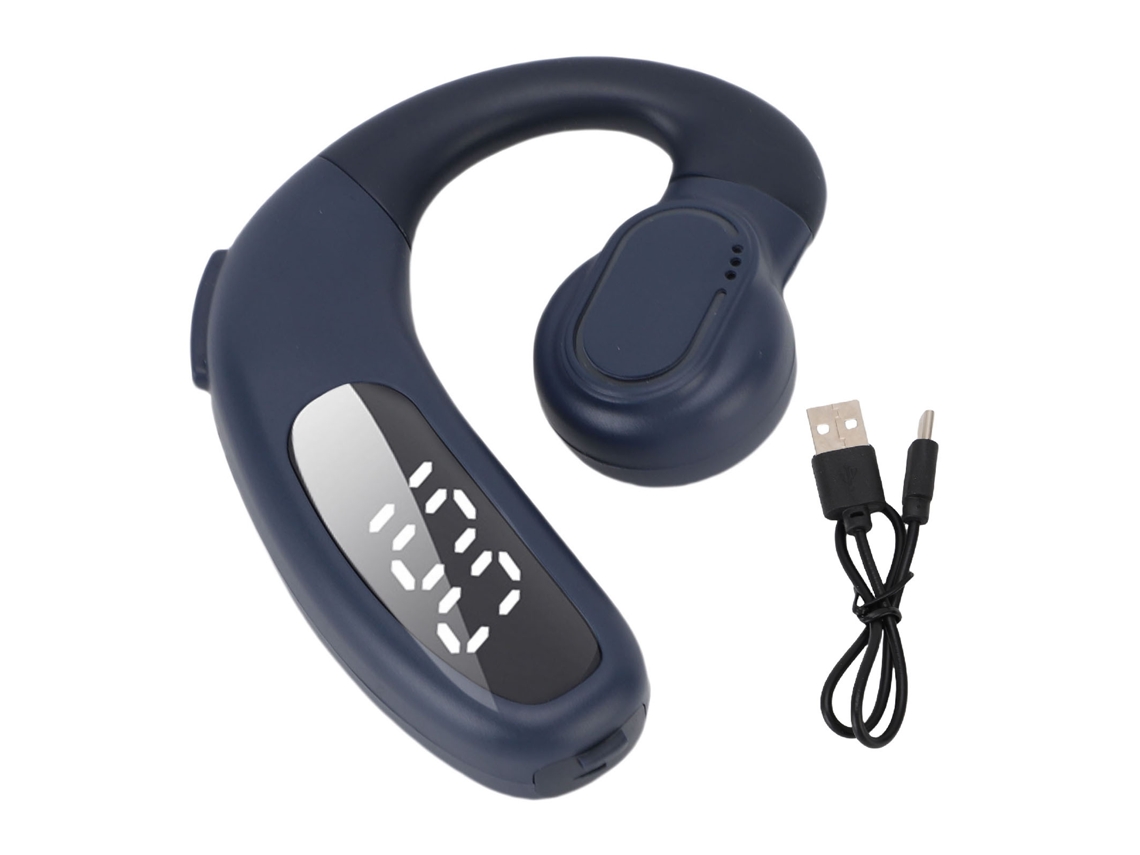 Auriculares Inalámbricos Bluetooth De Conducción Aérea 180° Giratorios Impermeables Sonido Estéreo Azul