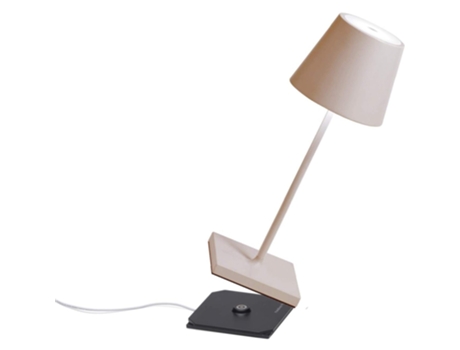 Lámpara de Mesa Poldina Pro Mini Arena LED Recargable y Regulable ZAFFERANO