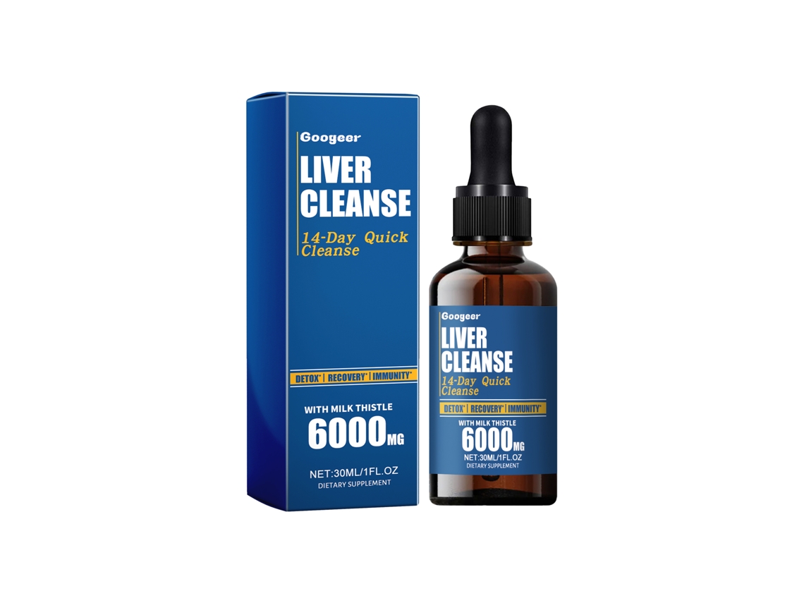 Gotas orales de complemento alimenticio para la salud del hígado y la relajación con extracto de diente de león y naranja, 30 ml.