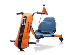 Kart De Derrapes Mclaren Para Niños A Partir De 6 Años - Kart Eléctrico De 12v Con Función De Derrape, Ruedas Traseras Giratorias 360°, Reproductor De
