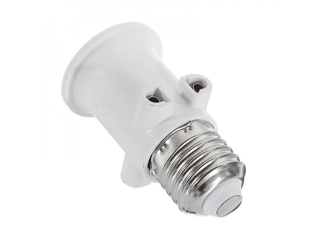 2026-12564-adaptador De Bombilla E27 A Enchufe Eu Resistente Al Fuego Base De Lámpara Leigao 1 Pieza