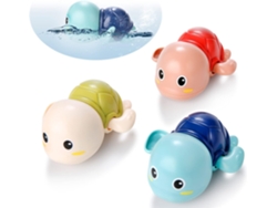JILLIOPER Juguetes de Baño 1-5 Años Niño Niña Regalo 3 Piezas Piscina Bañera Bebé 1-4 Años