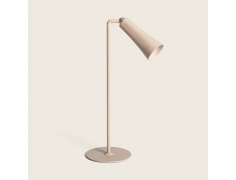 Lámpara de Mesa Led 3W Metal Portátil con Batería Usb Recargable Bysta LEDKIA