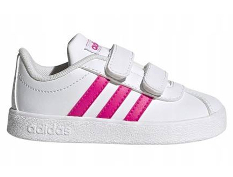 Zapatillas Deportivas ADIDAS Vl Court (Rosa, Blanco - Material Sintético- 27)