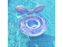 Flotador Infantil Inflable, Modelo Sirena, Ideal Para El Ocio Al Aire Libre En Verano, Resistente Y Antivuelco
