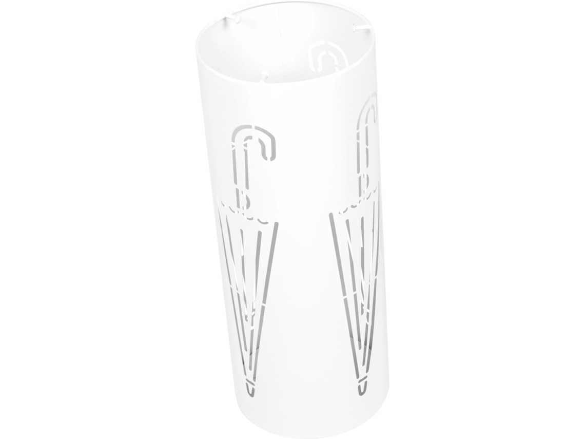 Soporte Para Paraguas De Hierro Inoomp, Blanco,, Con Estante De Almacenamiento, Para El Hogar Y La Oficina, Organizador