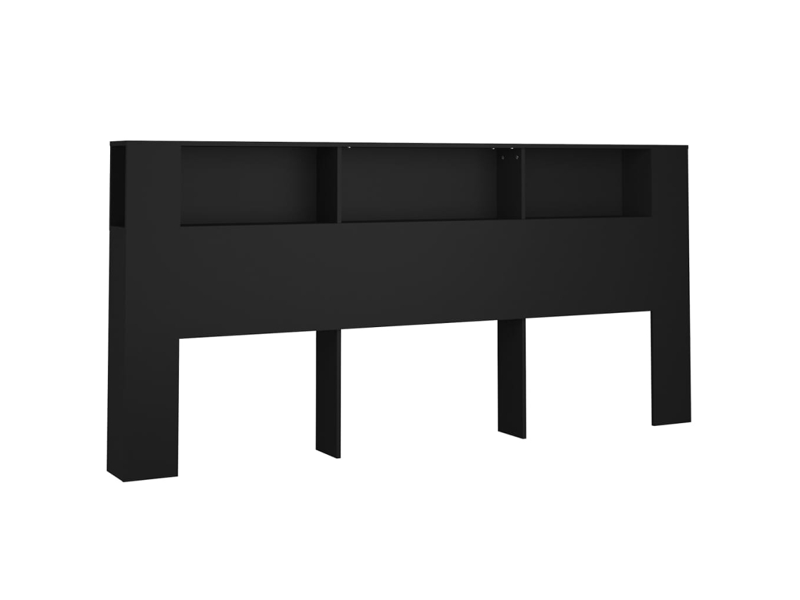 Mesilla de noche 220x18,5x104,5 cm Negro MAISON EXCLUSIVE