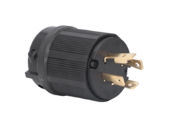 Enchufe De Seguridad Estándar Estadounidense L15-30p De 4 Orificios, Latón, 30 A, 250 V, Para Electrodomésticos.