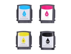 4 cartuchos de tinta Preta Combo Bk CMY para impressora Officejet Pro 8000 8500 8500a