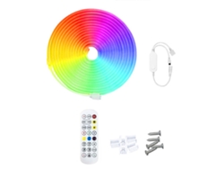 Bj-tira Led Rgb Flexible De Silicona Com Microfone De Captura De Som, Controle Por App/controle Remoto, Diy E Ambiente Colorido