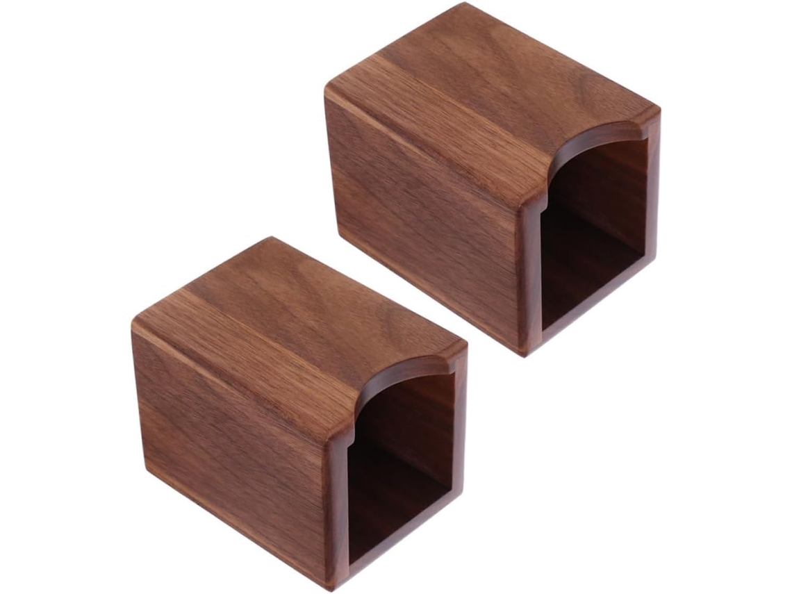 Portalápices De Escritorio De Madera Natural (2 Unidades)