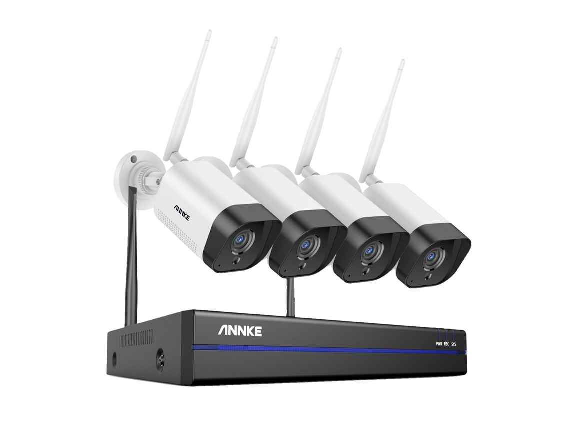 Sistema de CCTV, resolución de 5 MP, monitoreo remoto, 8 canales NVR, 4 cámaras, 2T OEM