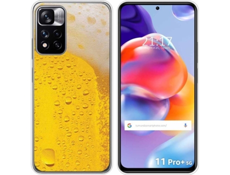 Carcasa para Xiaomi Redmi Note 11 Pro+ Plus 5G TUMUNDOSMARTPHONE Dibujos Cerveza Multicolor