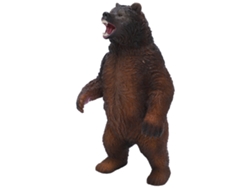 2026 Figura De Oso Pardo Realista De Plástico Duradero Para Niños Estimulación Imaginativa Educación Hogar