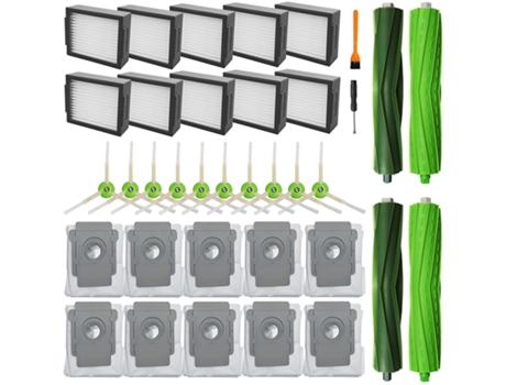 Piezas de repuesto I7 compatibles con Roomba I7 Series, I7, I7, I3, I6, I8, I8, E5, E6, E7, accesorios para aspiradoras