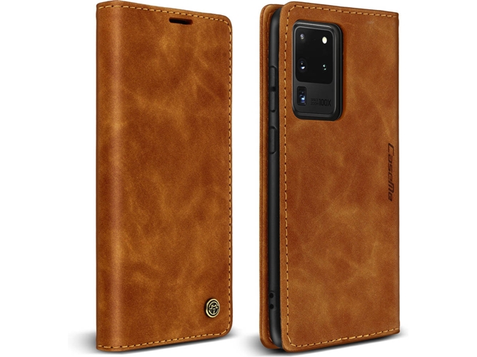 Funda Samsung Galaxy S20 Ultra AVIZAR Vintage Marrón