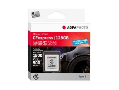 Tarjeta de memoria profesional Agfaphoto Cfexpress 128 Gb Nand